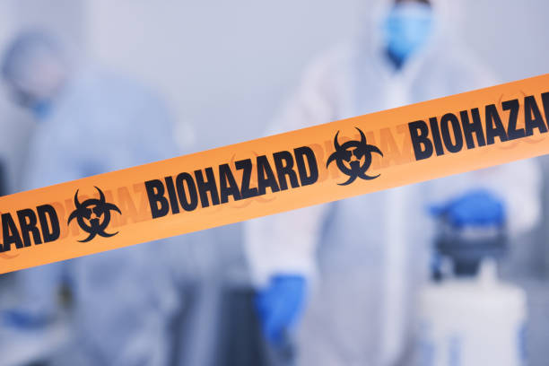 Professional Infectious Disease Decontamination technician working in Westwood, CA